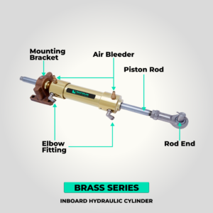 Brass Hydraulic Steering Cylinder