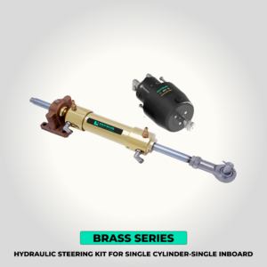 IH32B | Hydraulic Steering for Single Cylinder | Inboard | BRASS SERIES