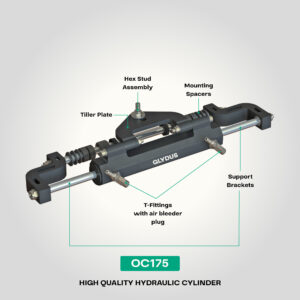 OC175 | Front Mount Outboard Hydraulic Cylinder