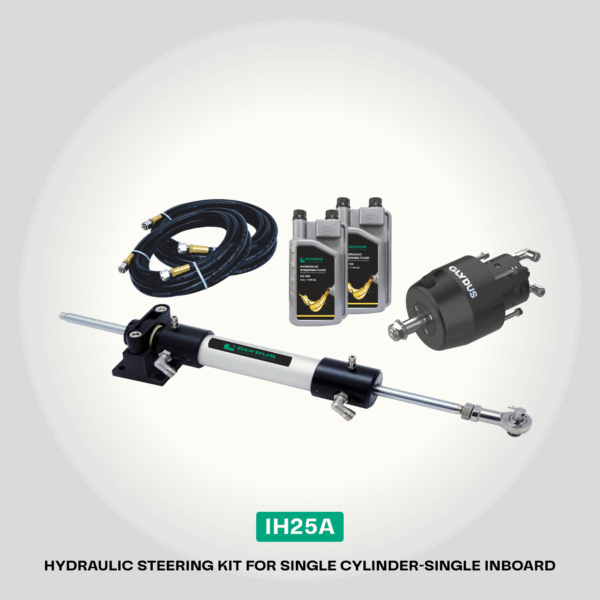 IH25A | Hydraulic Steering for Single Cylinder | Inboard | ALUMINIUM SERIES