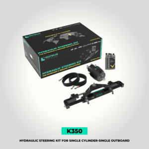 K350 | Hydraulic Steering Kit for Single Outboard upto 350hp (REGULAR USE)