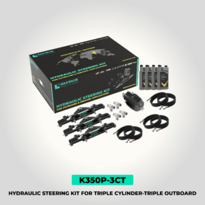 K350P-3CT | Hydraulic Steering kit for Triple Outboard upto 1050HP