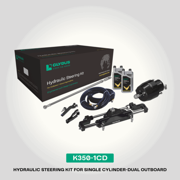 K350-1CD | Hydraulic Steering for Dual Outboard upto 350HP