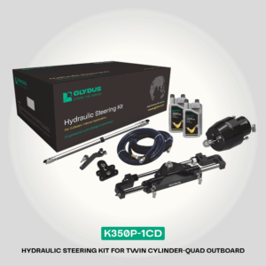 Hydraulic Steering kit for Dual Outboard upto 500HP | K350P-1CD
