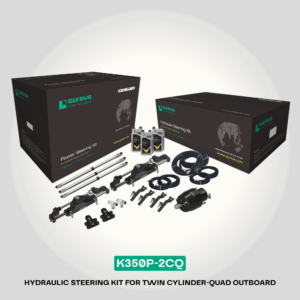 K350P-2CQ | Hydraulic Steering kit for Quad Outboard upto 1050HP