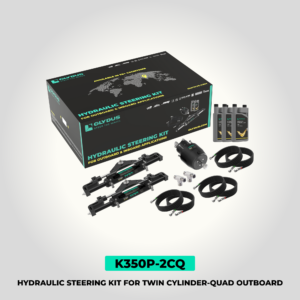 K350P-2CQ | Hydraulic Steering kit for Quad Outboard upto 1050HP