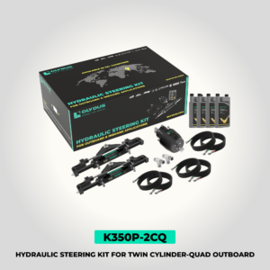 K350P-2CQ | Hydraulic Steering kit for Quad Outboard upto 1050HP
