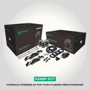 K350P-2CT | Hydraulic Steering kit for Triple Outboard up to 750HP