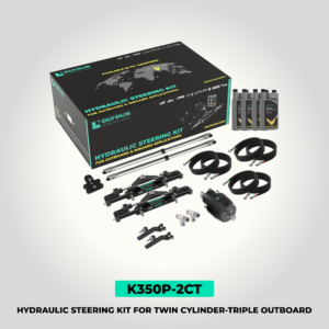 K350P-2CT | Hydraulic Steering kit for Triple Outboard up to 750HP