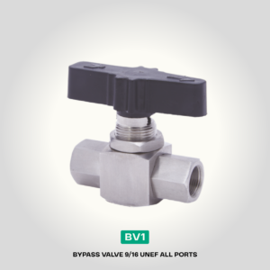 Bypass Valve 9/16 UNEF