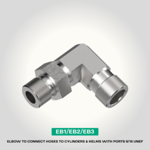 Elbow to Connect Hoses to Cylinder And Helm | EB1/EB2/EB3