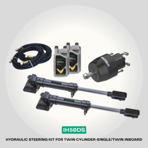 IH50DS |Balanced Hydraulic Steering for Twin Cylinder | Twin Inboard | STEEL SERIES