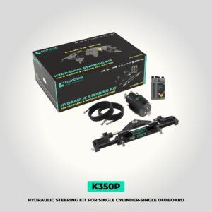 K350P | Hydraulic Steering Kit for Single Outboard upto 350hp (AGGRESSIVE USE)
