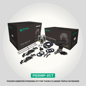 PS350P-2CT | Power-Assisted Steering for Triple Outboard | Up to 750Hp (Aggressive Use)