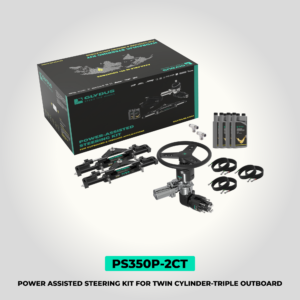 PS350P-2CT | Power-Assisted Steering for Triple Outboard | Up to 750Hp (Aggressive Use)