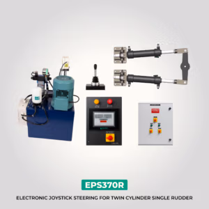 EPS370R Joystick Electronic Power Steering | Twin Cylinder Single Rudder | Glydus