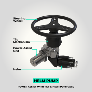 Inboard Steering system Brass (1)