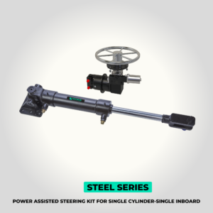 Inboard PS75S1 | Boat Power-Assisted Steering Kit | Single Cylinder