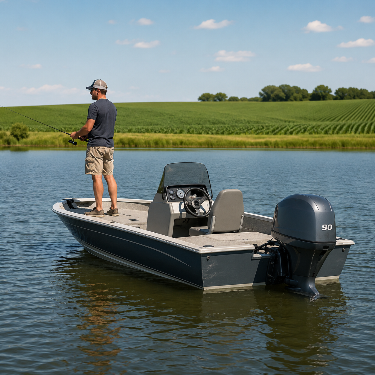 Smart Steering System for Boats Up to 90 HP